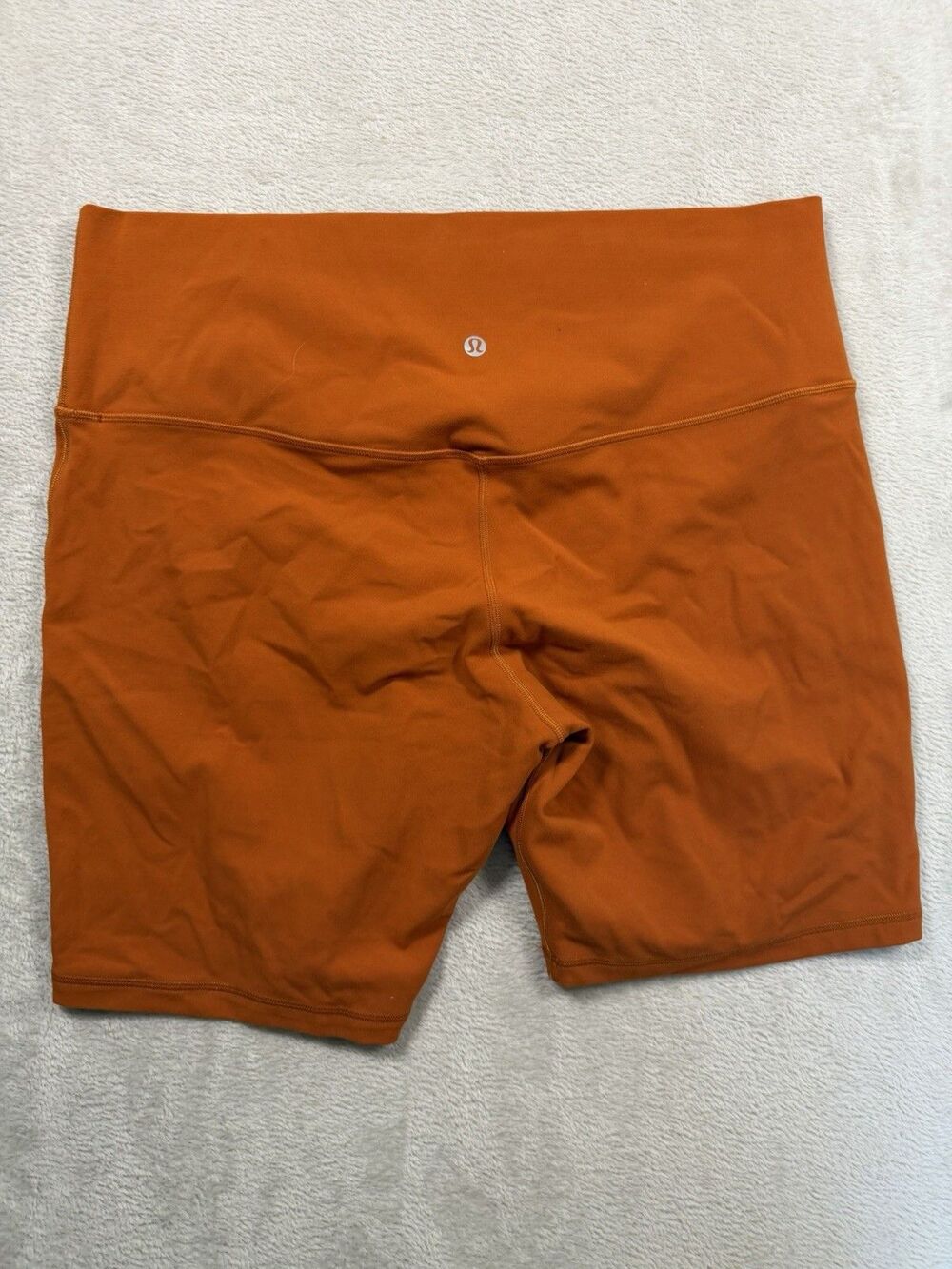 Lululemon Align High-Rise Short 8" Burnt Orange Size 16 EUC Workout Gorpcore Run